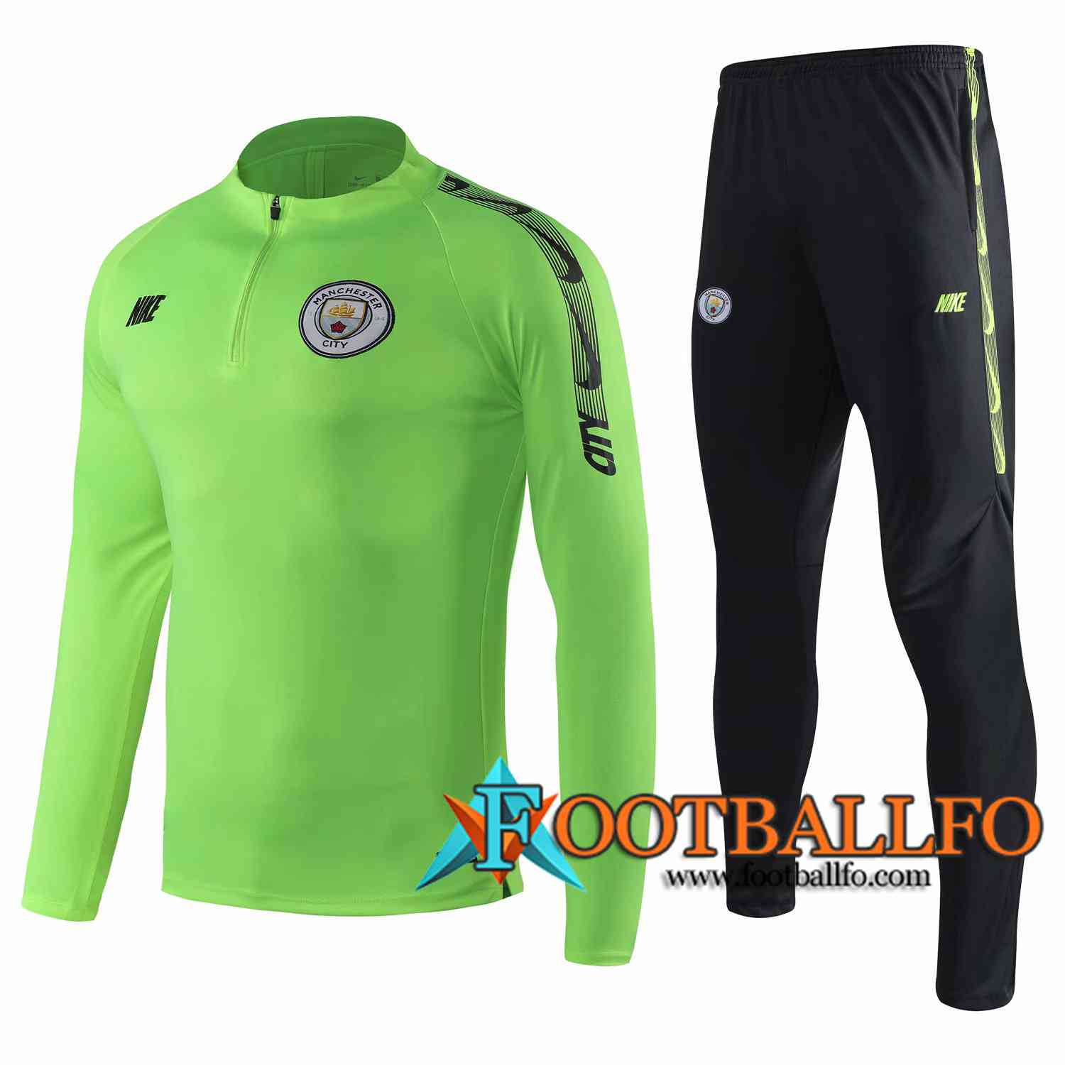 Chaqueta Futbol + Pantalones Manchester City Verde 2019/2020