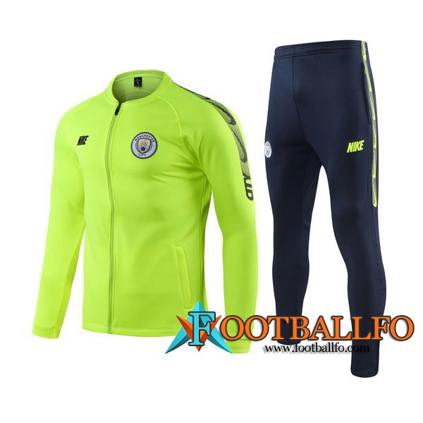 Chandal Futbol - Chaqueta + Pantalones Manchester City Verde 2019/2020