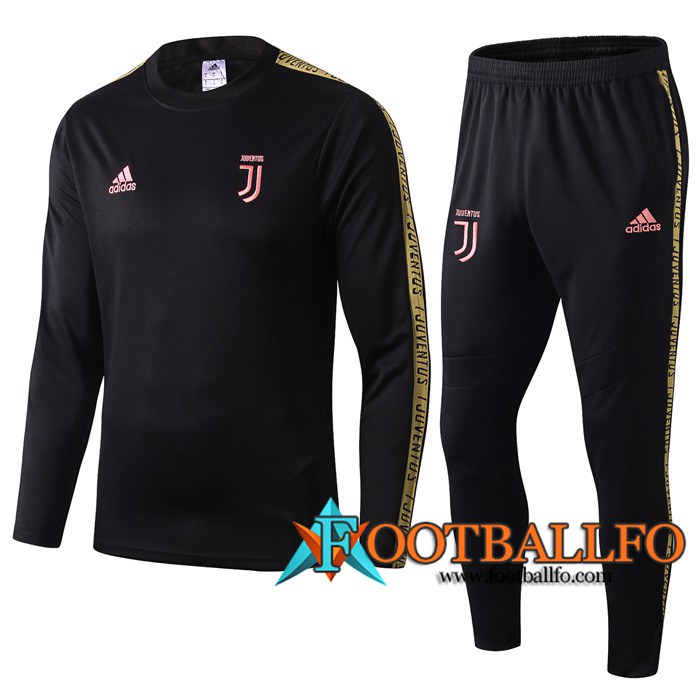 Chandal Futbol + Pantalones Juventus Negro Amarillo 2019/2020