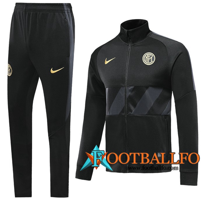 Chandal Futbol - Chaqueta + Pantalones Inter Milan Negro 2019/2020