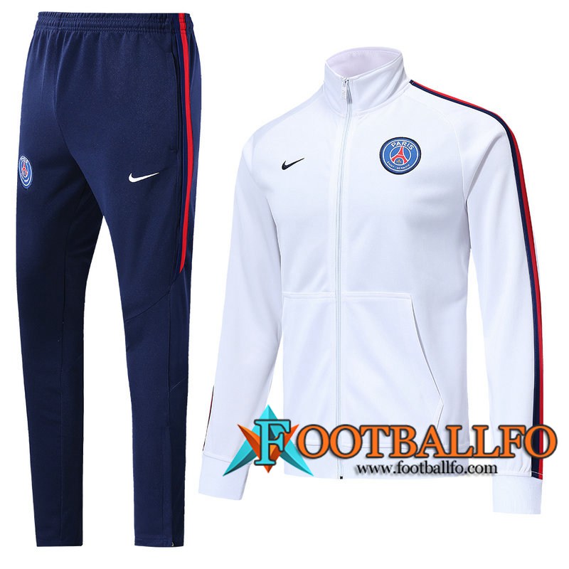 Chandal Futbol - Chaqueta + Pantalones PSG Blanco 2019/2020