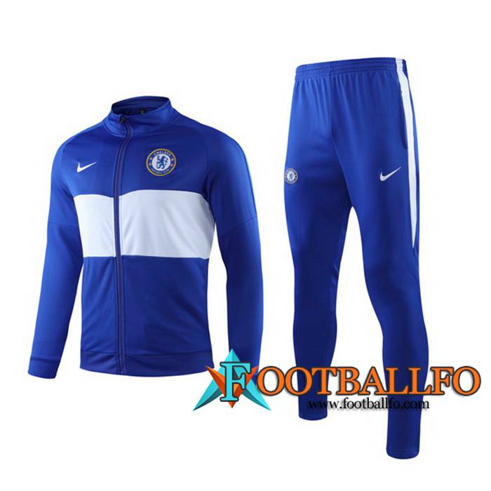 Chandal Futbol - Chaqueta + Pantalones FC Chelsea Azul Blanco 2019/2020