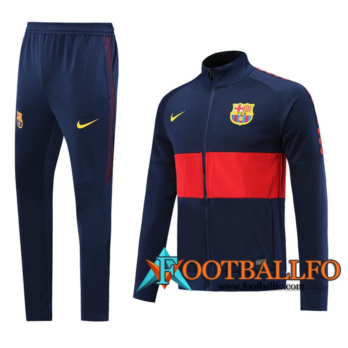Chandal Futbol - Chaqueta + Pantalones Barcelona Azul Roja 2019/2020