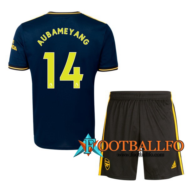 Camisetas Futbol Arsenal (AUBAMEYANG 14) Ninos Tercera 2019/2020
