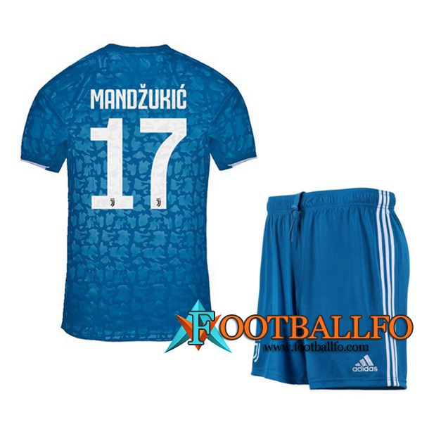 Camisetas Futbol Juventus (MANDZUKIC 17) Ninos Tercera 2019/2020