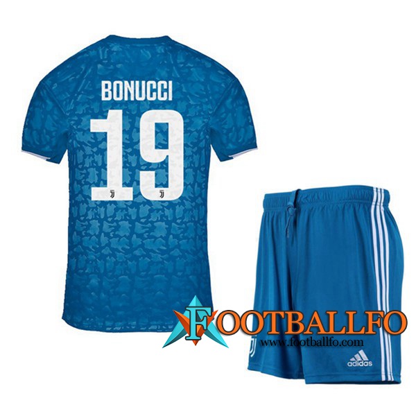 Camisetas Futbol Juventus (BONUCCI 19) Ninos Tercera 2019/2020