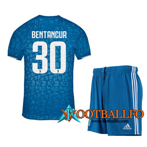 Camisetas Futbol Juventus (BENTANCUR 30) Ninos Tercera 2019/2020