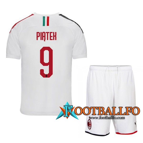 Camisetas Futbol Milan AC (PIATEH 9) Ninos Segunda 2019/2020