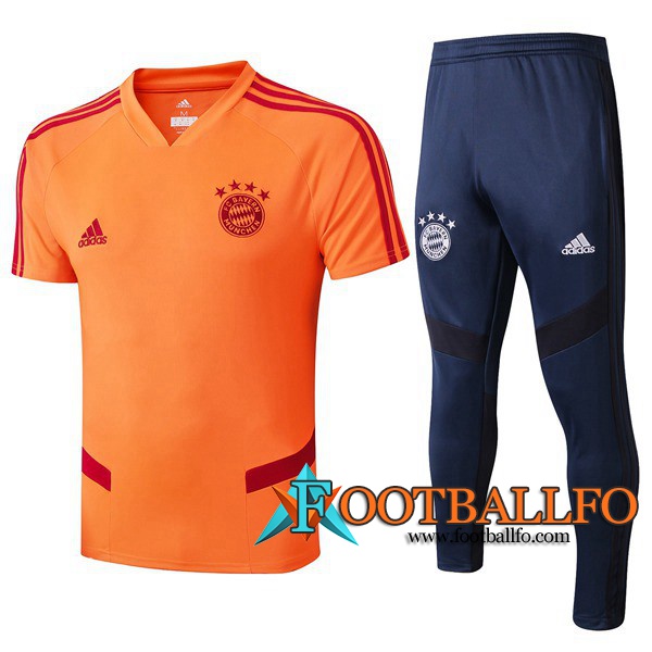 Camiseta Entrenamiento Bayern Munich + Pantalones Naranja 2019/2020