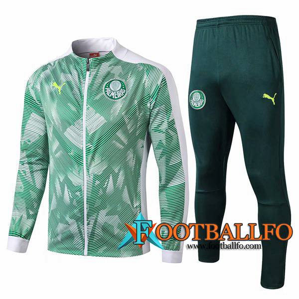 Chandal Futbol - Chaqueta + Pantalones Palmeiras Verde/Blanco 2019/2020