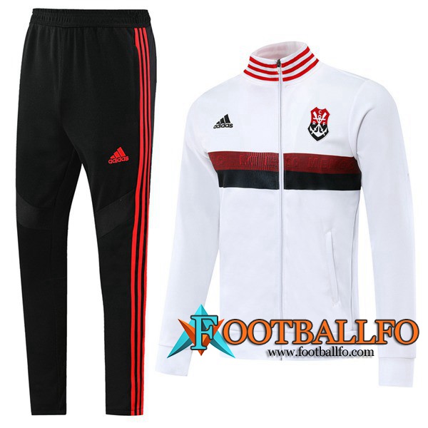 Chandal Futbol - Chaqueta + Pantalones Flamengo Blanco 2019/2020