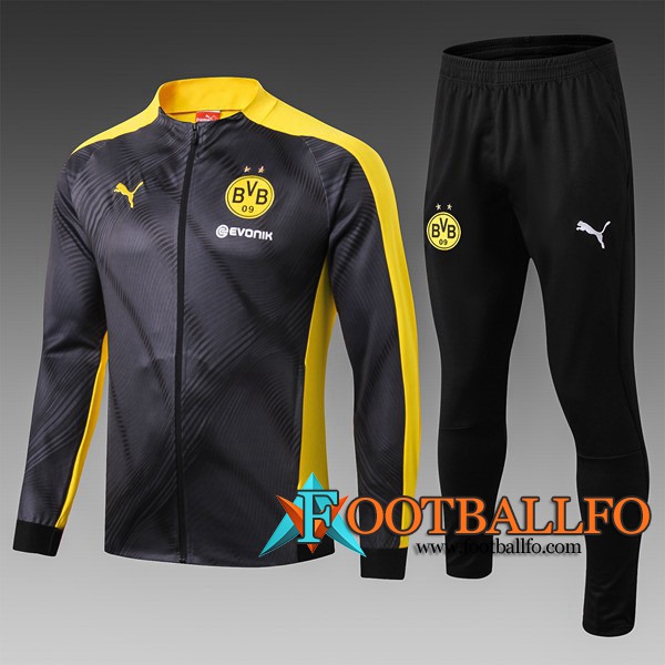Chandal Futbol - Chaqueta Dortmund BVB Ninos Negro 2019/2020