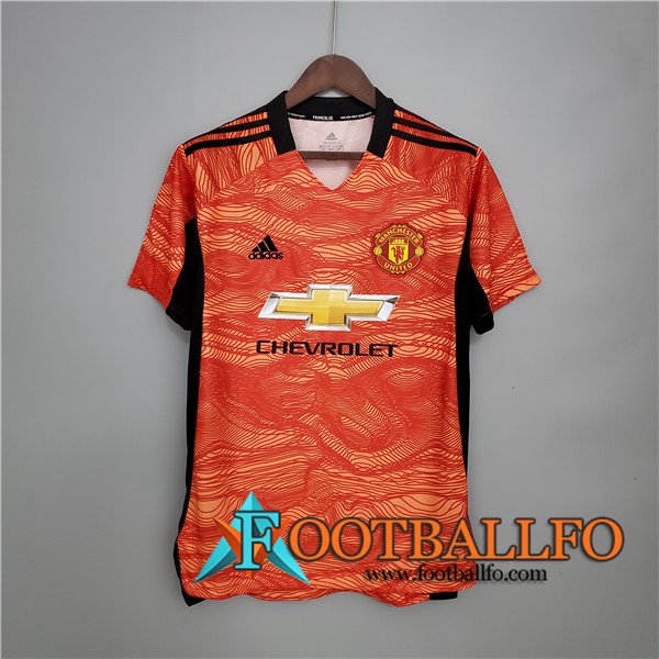 Camiseta Futbol Manchester United Portero Naranja 2021/2022