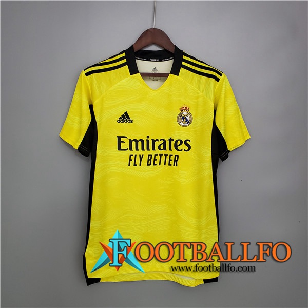 Camiseta Futbol Real Madrid Portero Amarillo 2021/2022