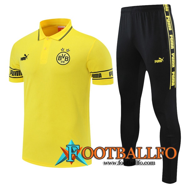 Camiseta Polo Dortmund BVB + Pantalones Amarillo 2021/2022