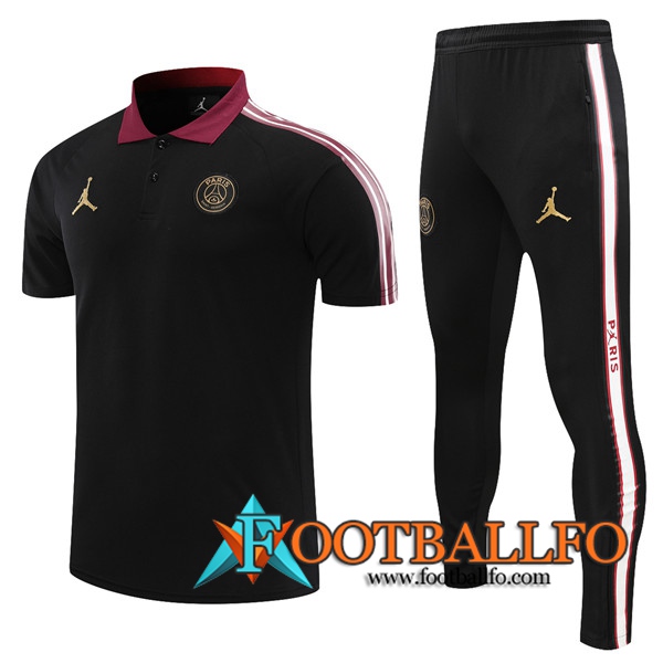 Camiseta Polo PSG + Pantalones Negro 2021/2022