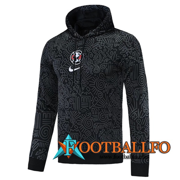 Sudadera De Entrenamiento Capucha Club America Negro 2021/2022