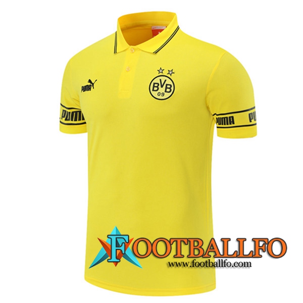 Camiseta Polo Futbol Dortmund BVB Amarillo 2021/2022