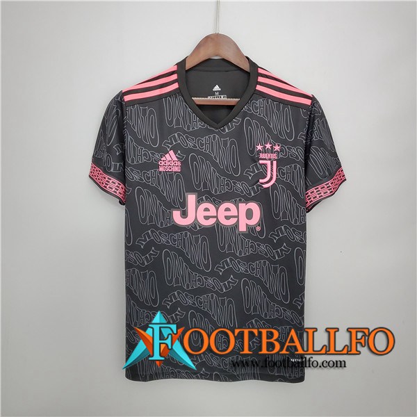Camiseta Entrenamiento Juventus Negro/Rosa 2021/2022