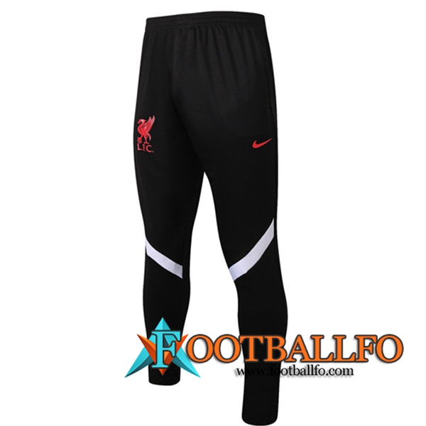 Pantalon Entrenamiento FC Liverpool Negro/Blanca 2021/2022