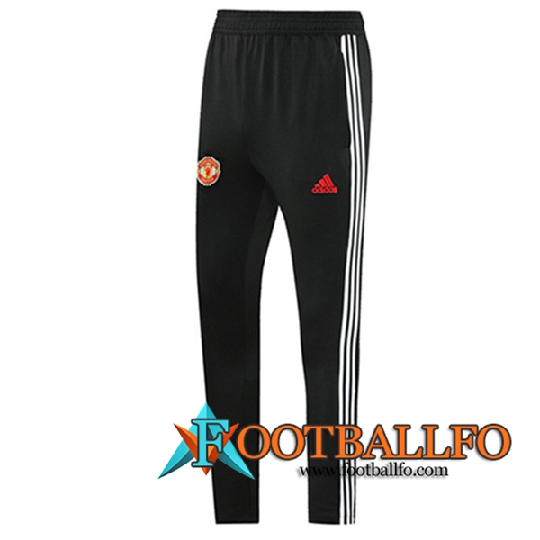 Pantalon Entrenamiento Manchester United Negro 2021/2022