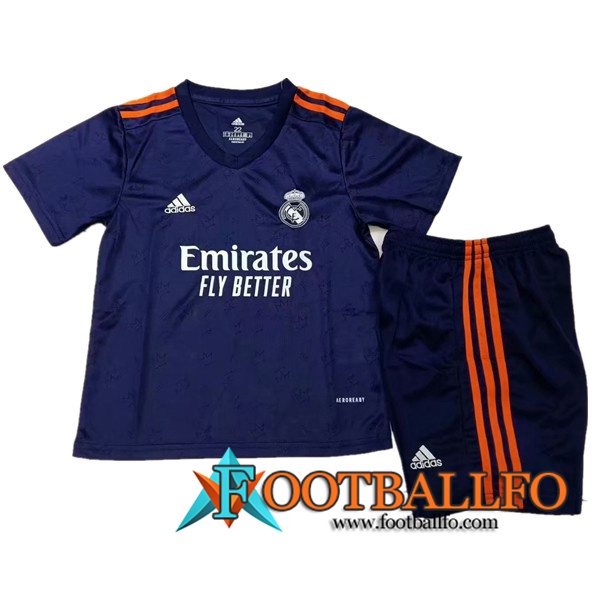 Camiseta Futbol Real Madrid Ninos Alternativo 2021/2022