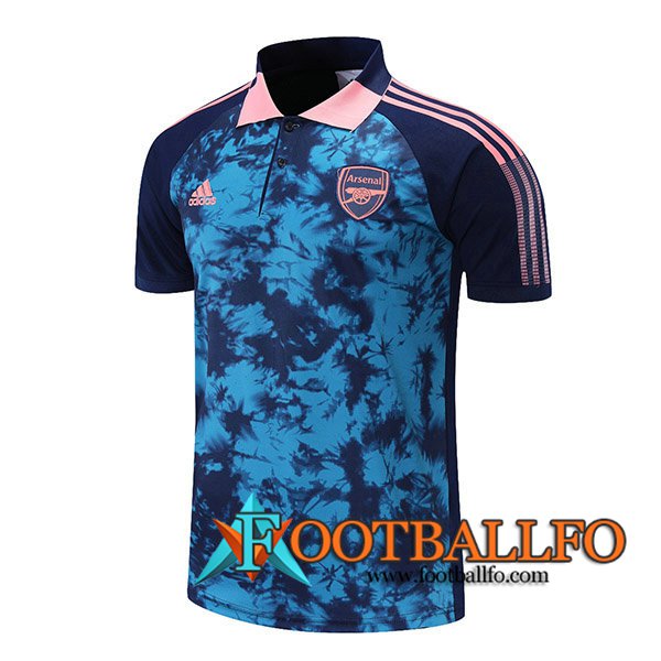 Camiseta Polo Futbol Arsenal Azul/Negro 2021/2022