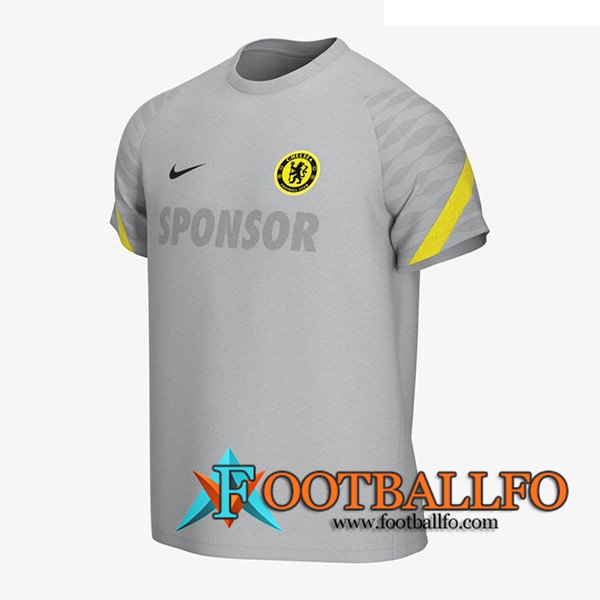 Camiseta Entrenamiento FC Chelsea Gris 2021/2022