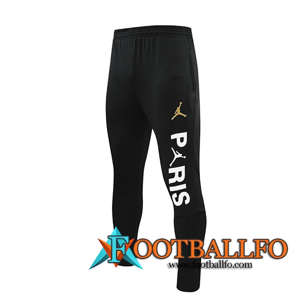 Pantalon Entrenamiento Jordan PSG Negro/Blanca 2021/2022 -01