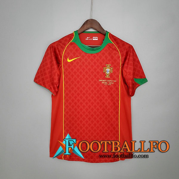 Camiseta Futbol Portugal Retro Titular 2004