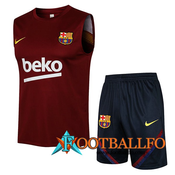 Camisetas Sin Mangas FC Barcelona Rojo 2021/2022