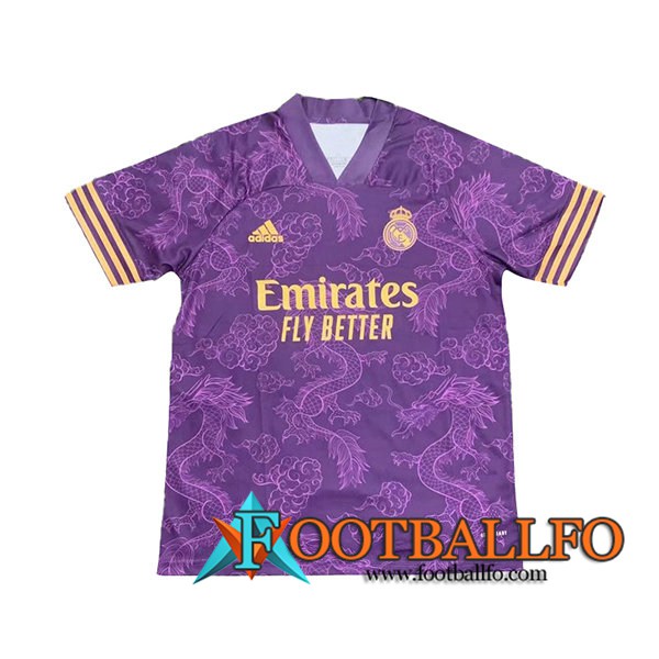 Camiseta Futbol Real Madrid Concept Edition Púrpura 2021/2022