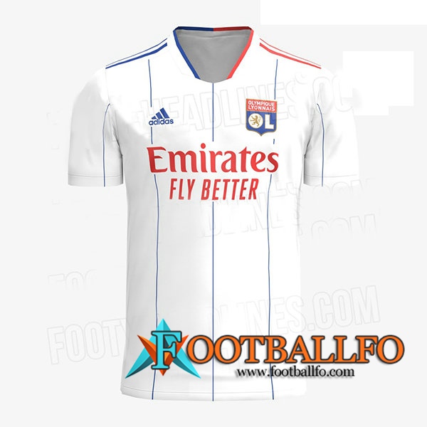 Camiseta Futbol Lyon OL Titular 2021/2022