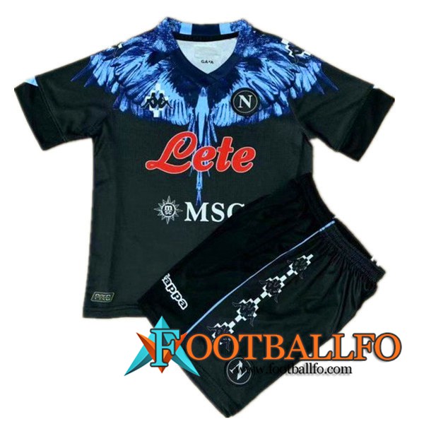 Camiseta SSC Naples Ninos Limited Edition Azul/Negro 2021/2022