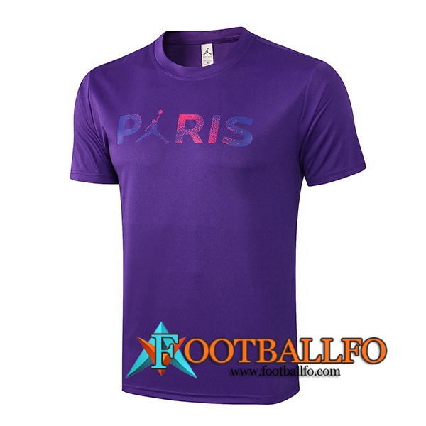 Camiseta Entrenamiento Jordan PSG Classic Púrpura 2021/2022