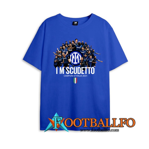 Camiseta Entrenamiento Inter IM Scudetto Azul 2021