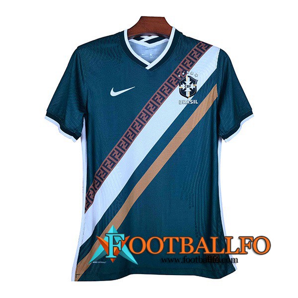 Camiseta Futbol Brasil Player Verde 2021