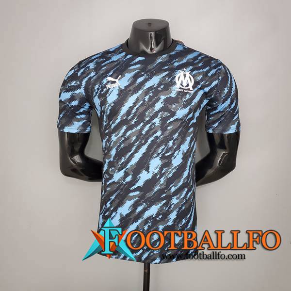 Camiseta Entrenamiento Marsella Player Version Negro/Azul 2021/2022
