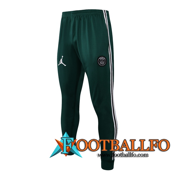 Pantalon Entrenamiento Jordan PSG Verde Oscuro 2021/2022