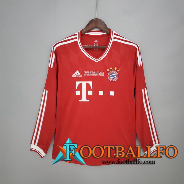 Camiseta Futbol Bayern Munich Retro Manga Larga Titular 2013/2014