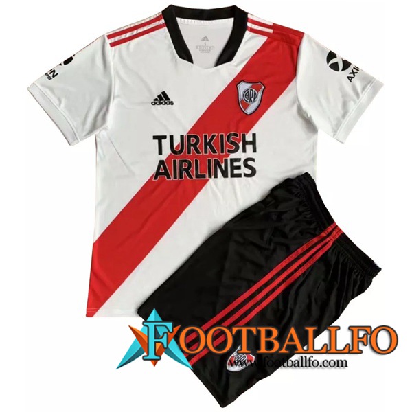 Camiseta Futbol River Plate Niños Titular 2021/2022