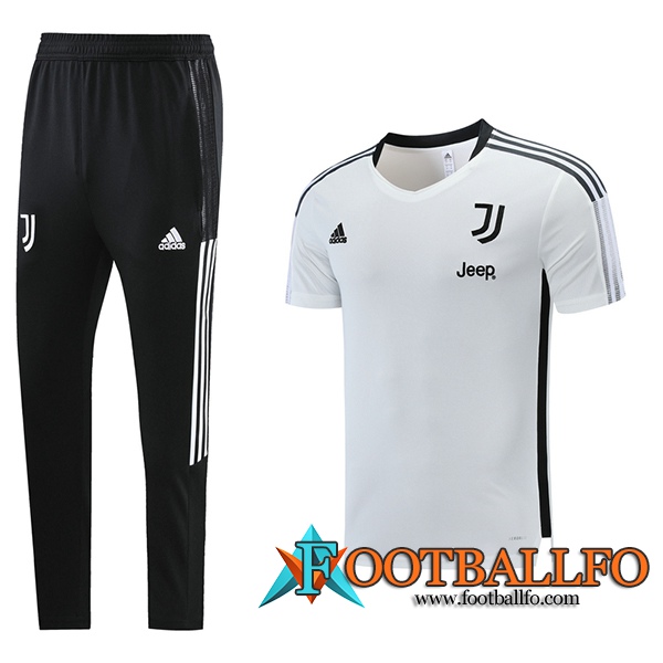 Camiseta Entrenamiento Juventus + Pantalones Blanca 2021/2022