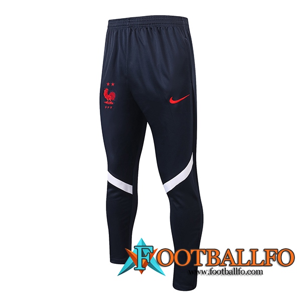 Pantalon Entrenamiento Francia Negro/Rojo 2021/2022
