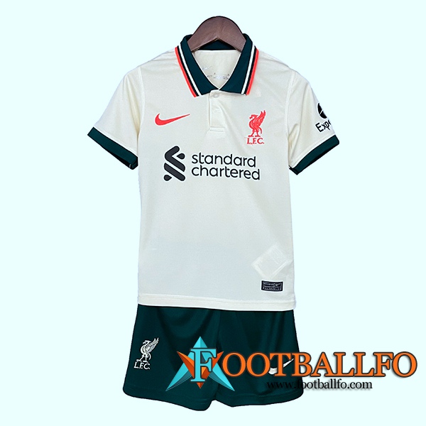 Camiseta Futbol FC Liverpool Niños Alternativo 2021/2022
