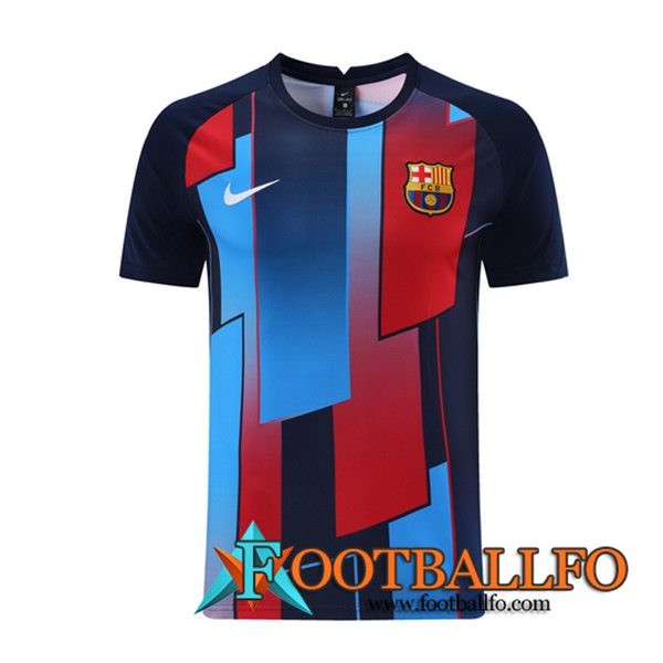 Camiseta Entrenamiento FC Barcelona Negro/Azul 2021/2022