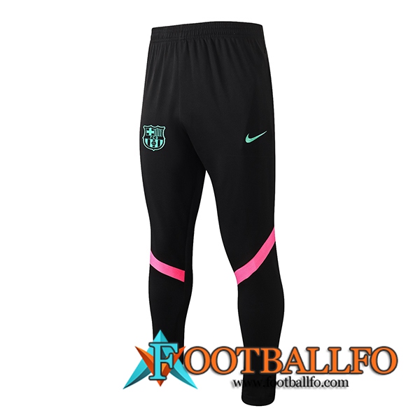 Pantalon Entrenamiento FC Barcelona Negro/Rosa 2021/2022