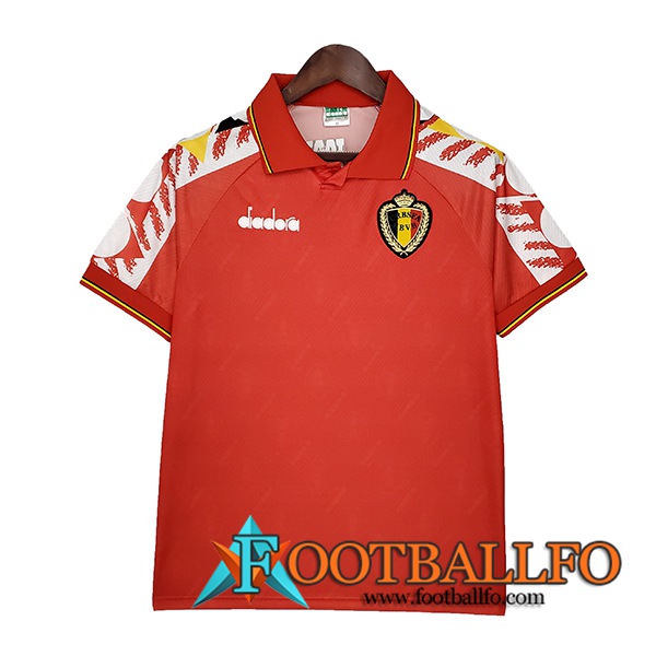Camiseta Futbol Bélgica Retro Titular 1995