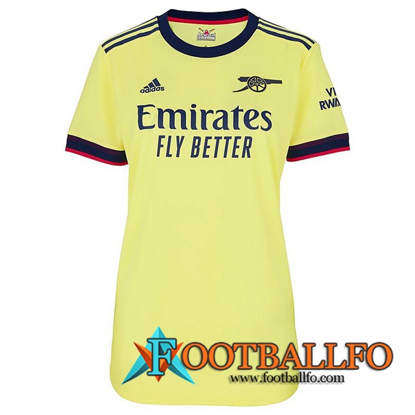 Camiseta Futbol FC Arsenal Mujer Alternativo 2021/2022