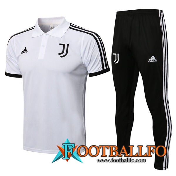 Camiseta Polo Juventus + Pantalones Blanca 2021/2022