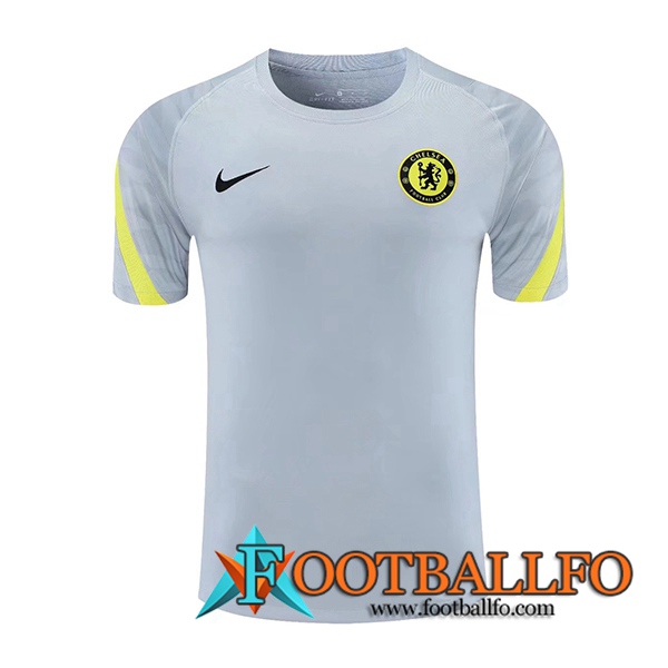 Camiseta Entrenamiento FC Chelsea Gris/Amarillo 2021/2022